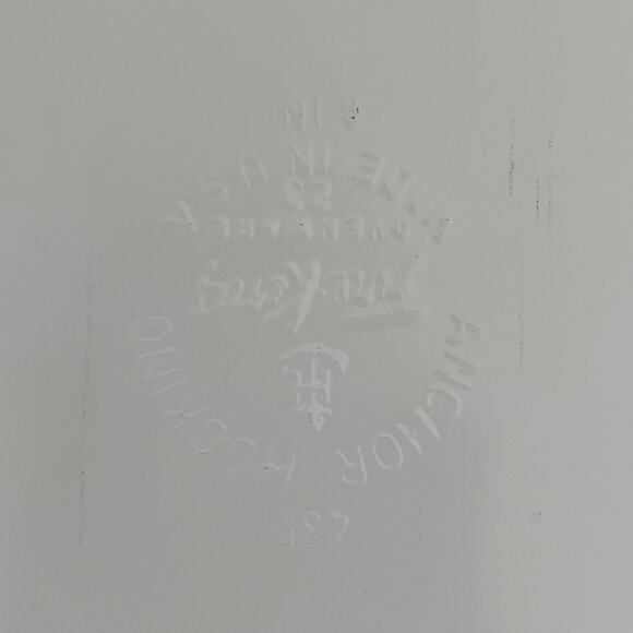 Vtg 60's Green Meadow Fire King Anchor Hocking Baking Dish 8" Square - Picture 9 of 10